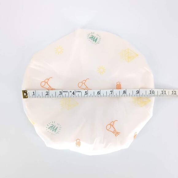 Double Layer Microfiber Terry Cloth Lined Quick-Drying Cream Unisex Shower Cap - Picture 6 of 13